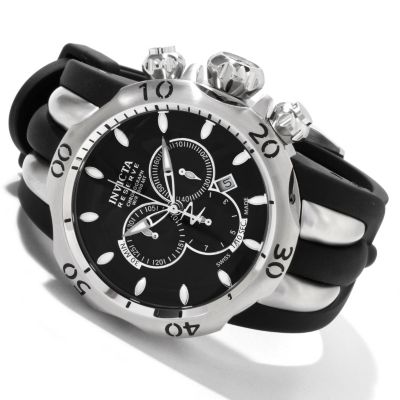 617-079 - Invicta Reserve Men's Venom Fang Quartz Chronograph Stainless Steel Swiss-Made Watch