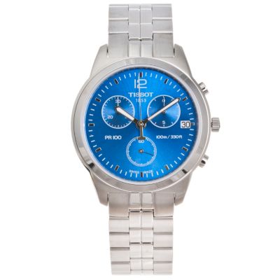 617-237 - Tissot Men’s PR100 Swiss Made Quartz Chronograph Stainless Steel Bracelet Watch