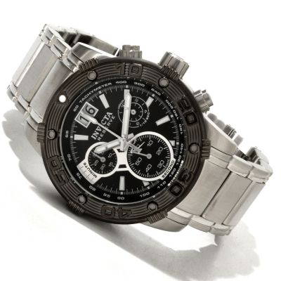 INVICTA RESERVE OCEAN SPEEDWAY SWISS BIG DATE STAINLESS BRACELET WATCH