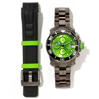 INVICTA MEN'S PRO DIVER QUARTZ CHRONOGRAPH 2PC INTERCHANGEABLE WATCH