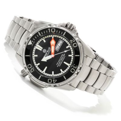 617-432 - Deep Blue Men's Pro Aqua 1500 Automatic Stainless Steel Bracelet Watch