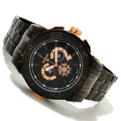 617-604 - Renato Men's Buzo 52 Swiss Quartz Chronograph Stainless Steel Bracelet Watch