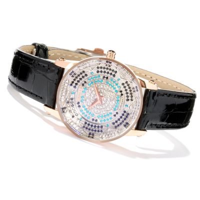 RENATO WOMEN'S BEAUTY SAPPHIRE STRAP WATCH