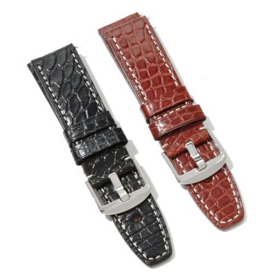 24mm Alligator Strap Set