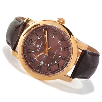 JEAN MARCEL MEN'S CLARUS SWISS MADE AUTOMATIC LIMITED EDITION CROCO STRAP WATCH