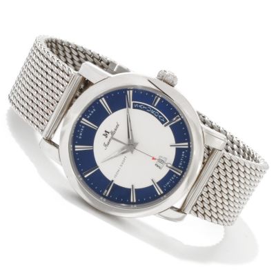 617-698 - Jean Marcel Men's Clarus Limited Edition Swiss Made Automatic Mesh Bracelet Watch