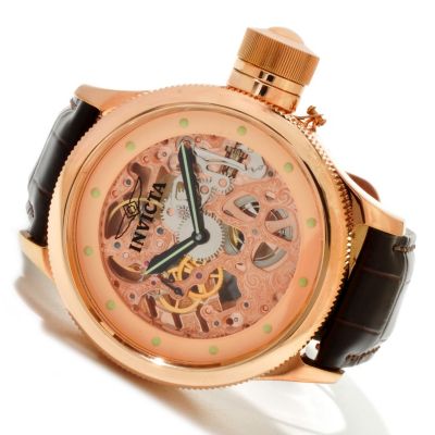 INVICTA MEN'S RUSSIAN DIVER MECHANICAL STRAP WATCH