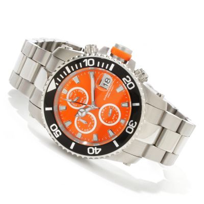 31 - Invicta Men's Pro Diver Quartz Chronograph Interchangeable Stainless Steel Bracelet Watch