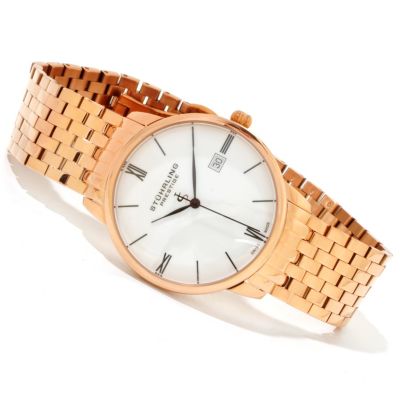 Stuhrling Prestige Men's Swss Md Ronda 715 Quartz Stnlss Bclt Watch
