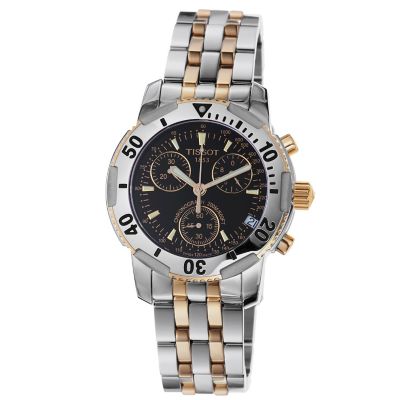617-904 - Tissot Men’s PR-100 Swiss Made Quartz Chronograph Two-tone Bracelet Watch