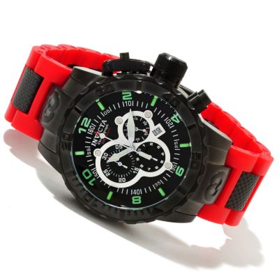 INVICTA MEN'S CORDUBA IBIZA DIVER SWISS CHRONOGRAPH POLYURETHANE BRACELET WATCH