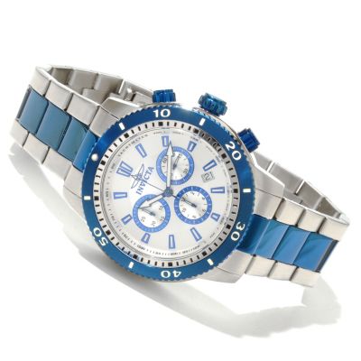 INVICTA MEN'S SPECIALTY CLASSIC QUARTZ CHRONO STAINLESS BRACELET WATCH