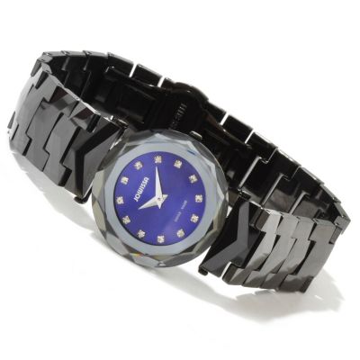 618-102 - Jowissa Women's Safira 99 Swiss Made Quartz Ceramic Bracelet Watch