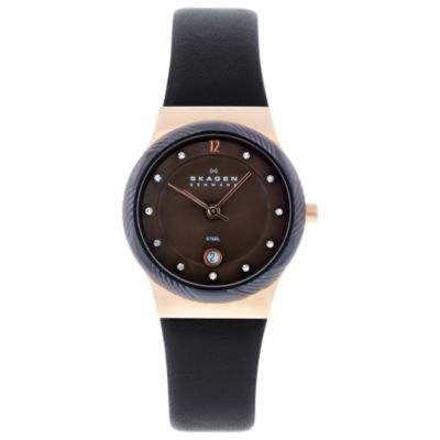 618-209 - Skagen Women’s Classic Quartz Leather Strap Watch
