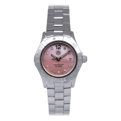 618-227 - Tag Heuer Women’s Aquaracer Swiss Quartz Mother-of-Pearl Dial Stainless Steel Bracelet Watch