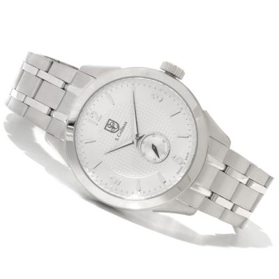 S. COIFMAN MEN'S SWISS QUARTZ STAINLESS BRACELET WATCH