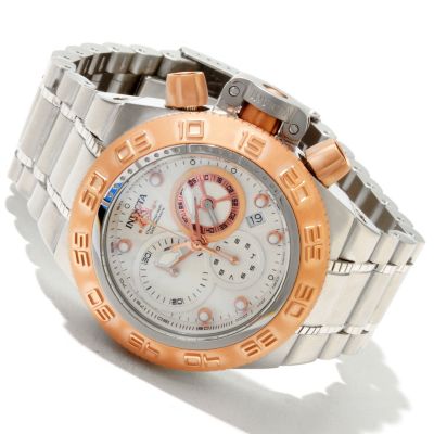 INVICTA MID SUBAQUA SPORT QUARTZ CHRONOGRAPH STAINLESS BRACELET WATCH