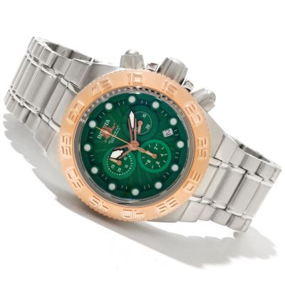 INVICTA MID SUBAQUA SPORT QUARTZ CHRONOGRAPH STAINLESS BRACELET WATCH