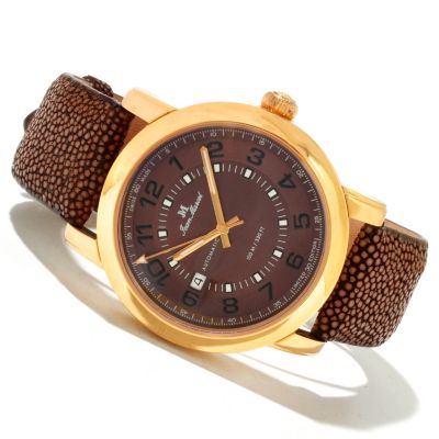 Jean Marcel Men's Clarus Swiss Made Automatic Ltd Ed Stingray Strap Watch