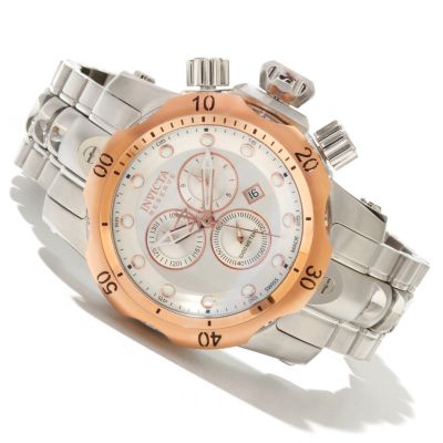 618-457 - Invicta Reserve Mid-Size Venom Swiss Made Quartz Chronograph Stainless Steel Bracelet Watch