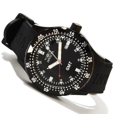 618-461 - Invicta Men's Specialty Sport Quartz GMT Stainless Steel Case Polyurethane Strap Watch