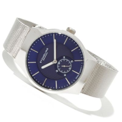 Stuhrling Original Men's Abion Quartz Mesh Bracelet Watch