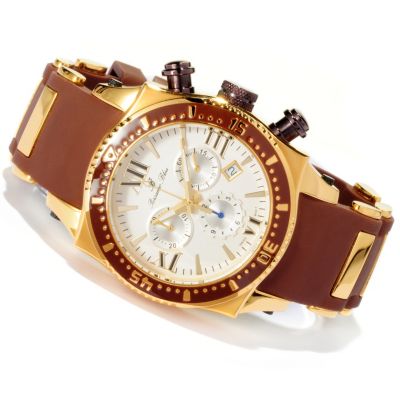 PORSAMO BLEU MEN'S MILAN M SWISS QUARTZ CHRONOGRAPH SILICONE STRAP
