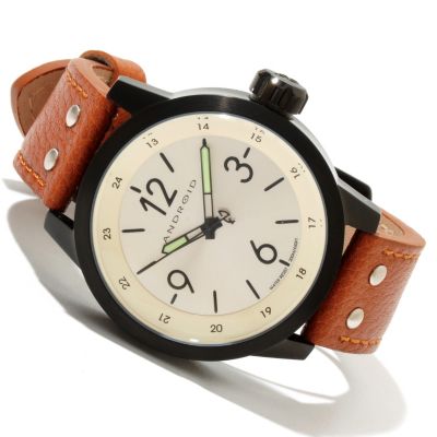 Android Men's Antiforce 3 Quartz Leather Strap Watch