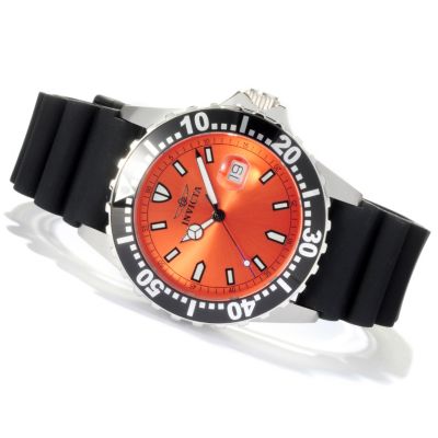 INVICTA MEN'S PRO DIVER QUARTZ STAINLESS CASE STRAP WATCH W/ 3 SLOT DC