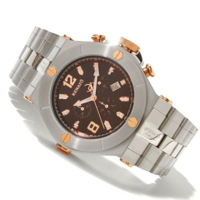 RENATO MEN'S WILDE BEAST SWISS BRACELET WATCH