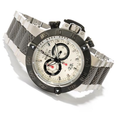 INVICTA MEN'S SUBAQUA NOMA III SWISS QUARTZ CHRONO STAINLESS BRACELET WATCH