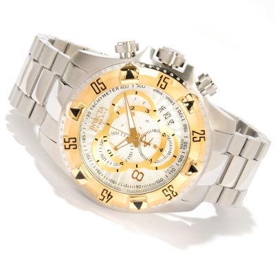 INVICTA RESERVE MEN'S EXCURSION SWISS QUARTZ CHRONO STAINLESS BRACELET WATCH