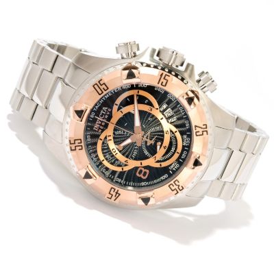 618-776 - Invicta Reserve Men's Excursion Swiss Made Quartz Chronograph Stainless Steel Bracelet Watch