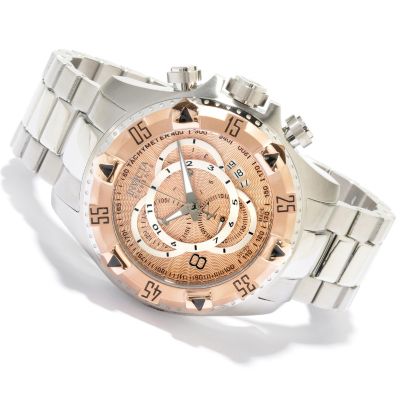 INVICTA RESERVE MEN'S EXCURSION SWISS QUARTZ CHRONO STAINLESS BRACELET WATCH