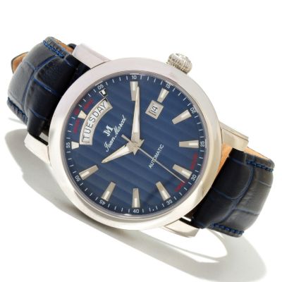 Jean Marcel Men's Clarus Swiss Made Automatic Ltd Ed Croco Strap Watch