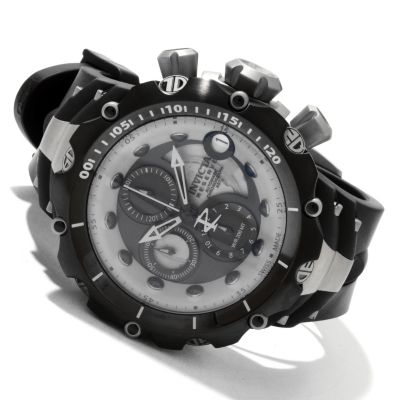 618-826 - Invicta Reserve Men's Venom GEN.II A07 Valgranges Chronograph Titanium Case Silicone Strap Watch