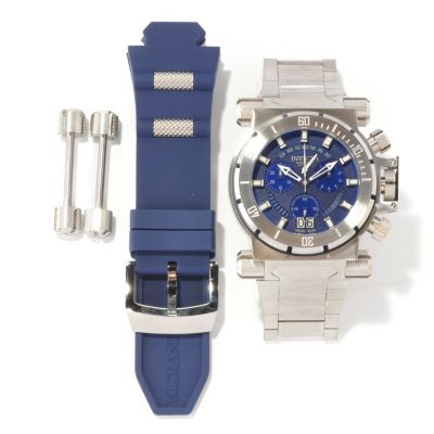 INVICTA MENS COALITION FORCE SWISS CHRONO INTERCH BRACELET W/STRAP & 3DC