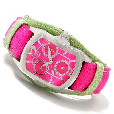 INVICTA WOMEN'S LUPAH COUTURE QUARTZ CHRONO LEGARTO STRAP WATCH