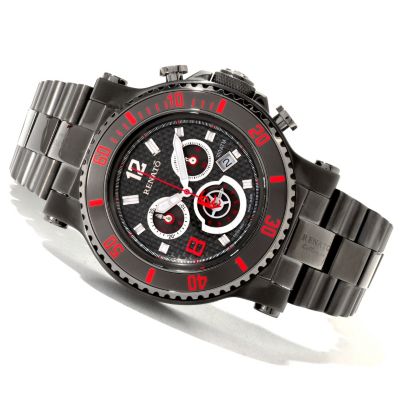 618-886 - Renato Men's T-Rex Diver Limited Edition Swiss Quartz Stainless Steel Bracelet Watch