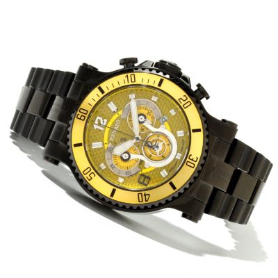 618-890 - Renato Men's T-Rex Diver Limited Edition Swiss Quartz Chronograph Bracelet Watch 