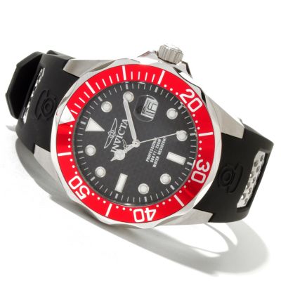 INVICTA MEN'S GRAND DIVER CARBON FIBER STRAP WATCH W/ 3DC