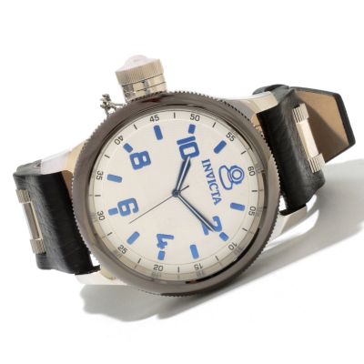 INVICTA MEN'S RUSSIAN DIVER ELEGANT QUARTZ STRAP WATCH