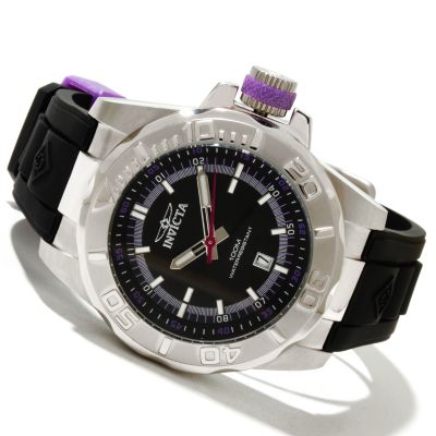 INVICTA MEN'S PRO DIVER OCEAN BARON QUARTZ STRAP WATCH W/ 3 DIVE CASE
