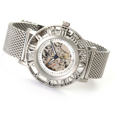 Adee Kaye Men's Helm Pirate Automatic Skeletonized Watch