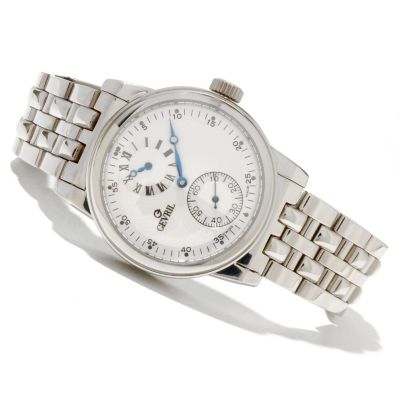 619-207 - Gevril Men's Gramercy Limited Edition Swiss Made Automatic Stainless Steel Bracelet Watch