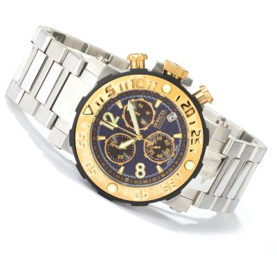 INVICTA RESERVE MEN'S SEA ROVER SWISS CHRONOGRAPH BRACELET WATCH W/3 SLOT DC