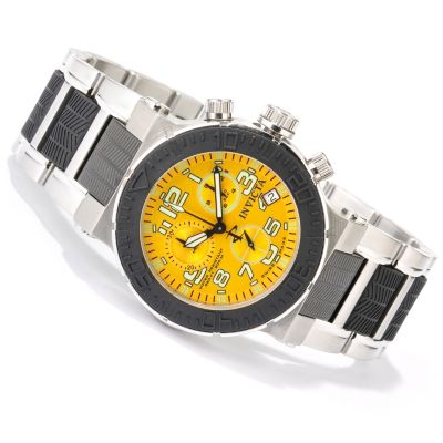 INVICTA RESERVE MEN'S OCEAN REEF SWISS CHRONOGRAPH BRACELET WATCH W/3 DC