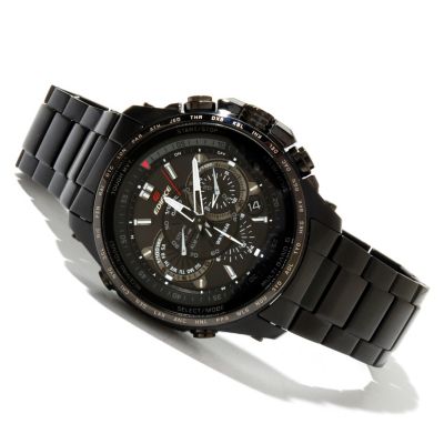 CASIO MEN'S EDIFICE BLACK LABEL SOLAR POWER BRACELET WATCH