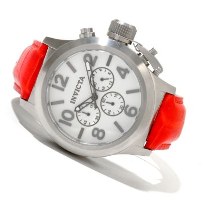 619-365 - Invicta Men's Corduba Quartz Chronograph Alligator Strap Watc