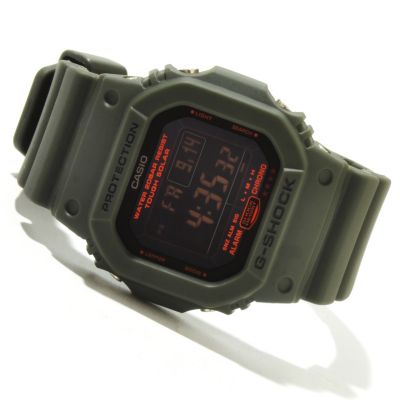 CASIO G SHOCK MILITARY 5600 SERIES SOLAR POWERED SELF- CHARGING STRAP WATCH
